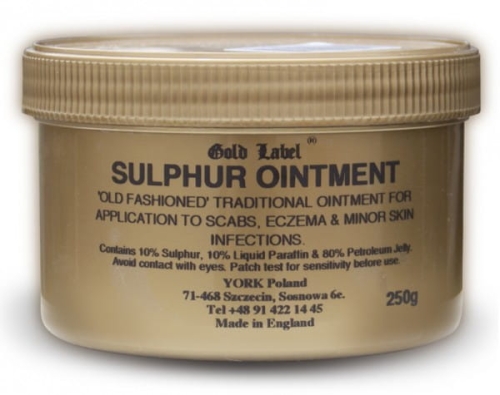 maść przeciwko egzemie Gold Label Sulphur Ointment