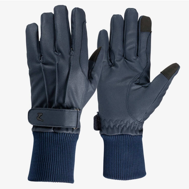 rekawiczki-horze-pu-leather-fleece