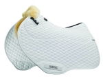 Czaprak skokowy Stubben StreamLine "Close Contact Lambskin" biały