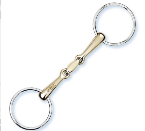 Wędzidło munsztukowe podwójnie łamane Stubben "Sweet Copper" 14 mm