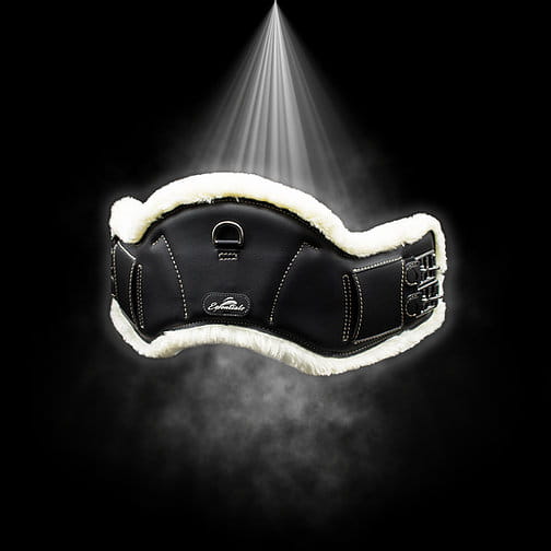 Popręg ujeżdżeniowy eQuick Essentials Dressage Girth Fluffy