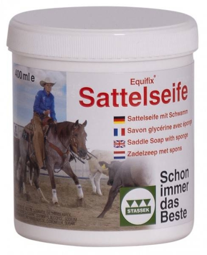 Mydło do skór z gąbką Stassek Equifix.jpg