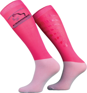 Skarpety COMODO "Silicone" pink