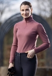 Koszulka techniczna damska HKM Supersoft rdzawy