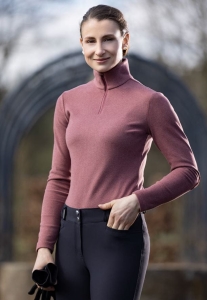 Koszulka techniczna damska HKM "Supersoft" rdzawy