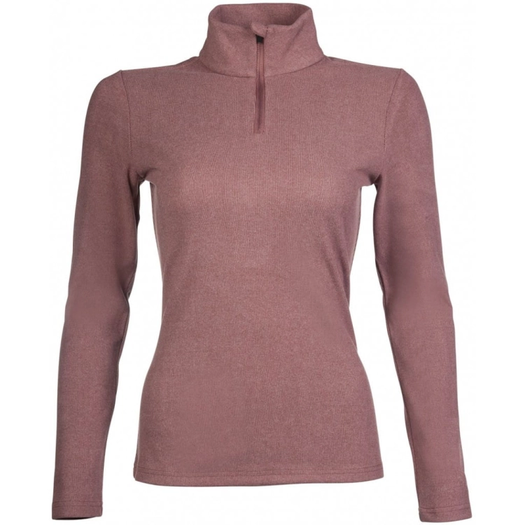 Koszulka techniczna damska HKM Supersoft rdzawy