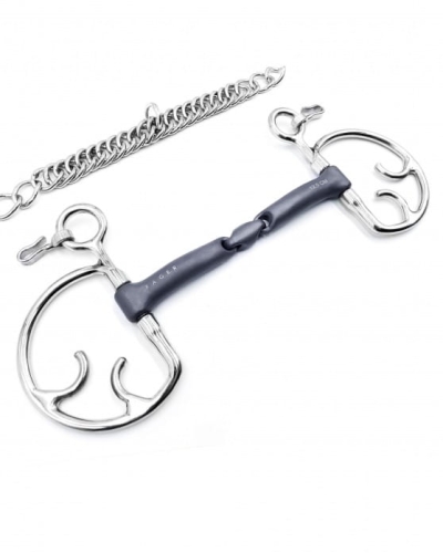 Wędzidło podwójnie łamane FAGER Fredric Titanium Kimblehook Kimblewick