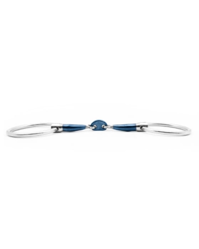 Wędzidło podwójnie łamane FAGER Claudia Sweet Iron Loose Rings