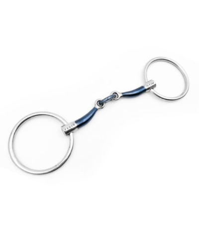 Wędzidło podwójnie łamane FAGER Claudia Sweet Iron Loose Rings