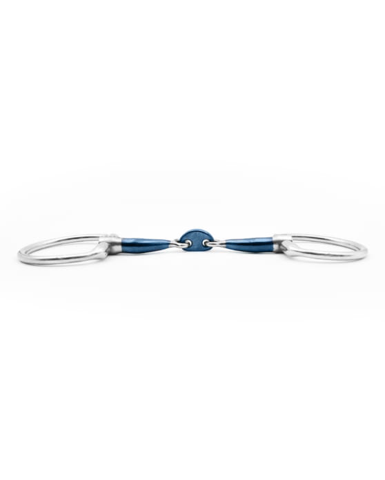 Wędzidło podwójnie łamane FAGER Claudia Sweet Iron Fixed Rings