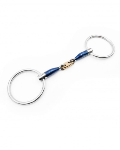 Wędzidło podwójnie łamane FAGER "Alexander Sweet Iron Loose Rings"