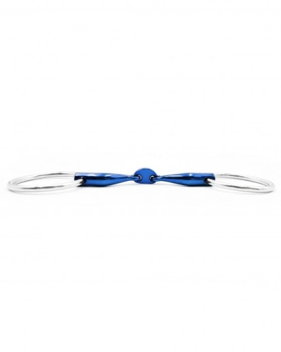 Wędzidło podwójnie łamane FAGER Carl Titanium Loose Rings