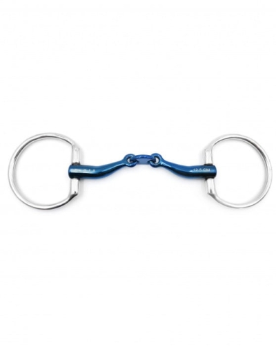 Wędzidło podwójnie łamane FAGER Carl Titanium Fixed Rings