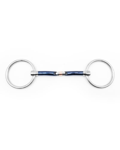 Wędzidło podwójnie łamane FAGER John Sweet Iron Loose Ring