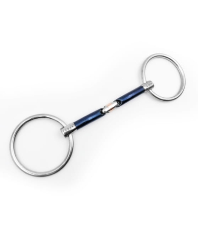 Wędzidło podwójnie łamane FAGER John Sweet Iron Loose Ring