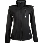 Kurtka softshell damska HKM Sport czarny