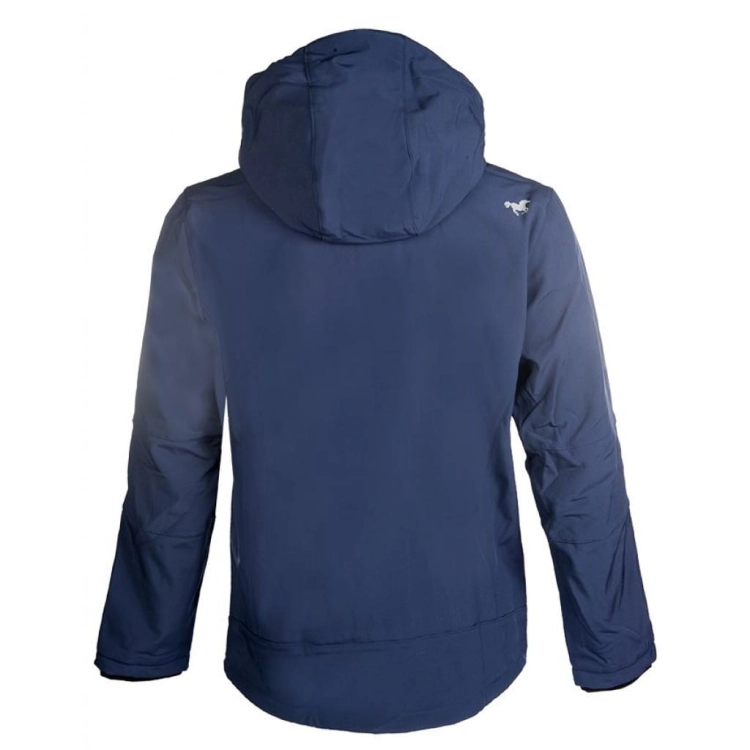 urtka softshell męska HKM Sport granat tył
