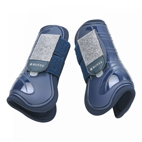 Ochraniacze przednie BUSSE Bounce Classic Glitter granat