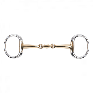 Wędzidło munsztukowe oliwkowe podwójnie łamane BUSSE "Kaugan" 14 mm