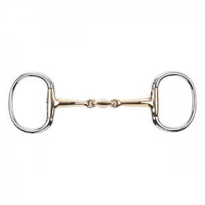 Wędzidło oliwkowe podwójnie łamane BUSSE "Kaugan" 14 mm 