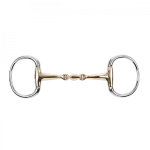 Wędzidło oliwkowe podwójnie łamane BUSSE "Kaugan" 16 mm