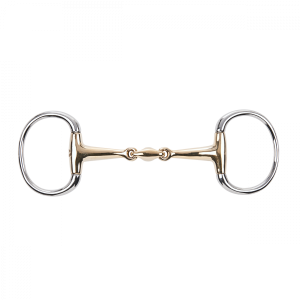 Wędzidło oliwkowe podwójnie łamane BUSSE "Kaugan" 16 mm