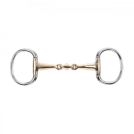 Wędzidło oliwkowe podwójnie łamane BUSSE "Kaugan" 18 mm