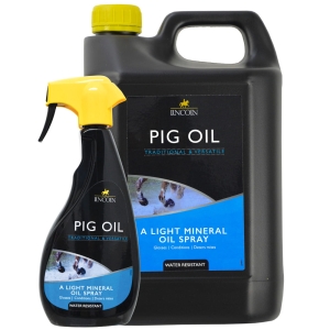 Olej w sprayu do sierści i na grudę LINCOLN "Pig Oil" 4 litry