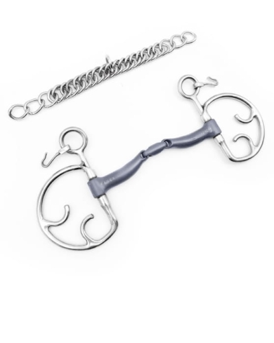 Wędzidło FAGER Maria Titanium Kimblehook