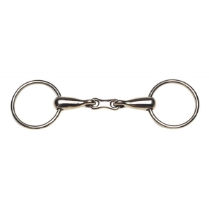 Wędzidło podwójnie łamane Feeling "Bristol" 16 mm