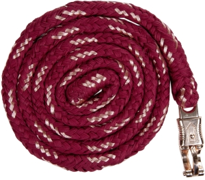 Uwiąz HKM "Rosegold" bezpieczny karabińczyk bordo