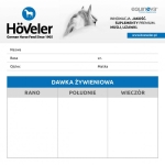 Tabliczka na boks Hoveler