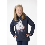 Bluza dziecięca HKM "Horse Spirit"SS2022 ciemny granatowy