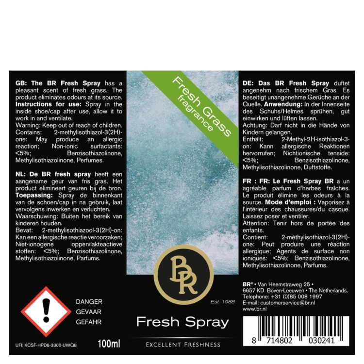 Spray neutralizujący zapachy BR Fresh Grass