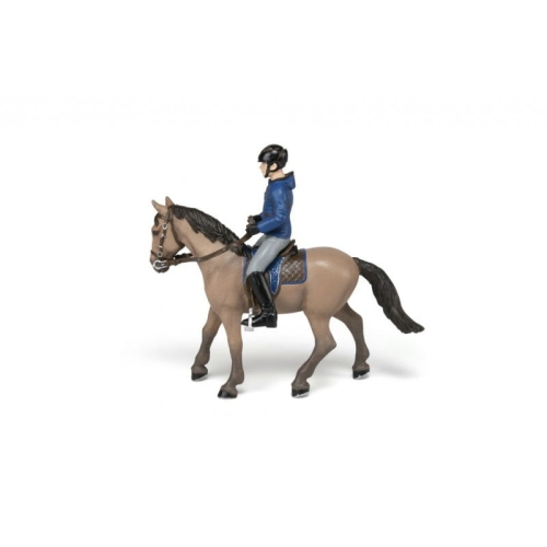 Figurka PAPO Walking Horse & Horseman