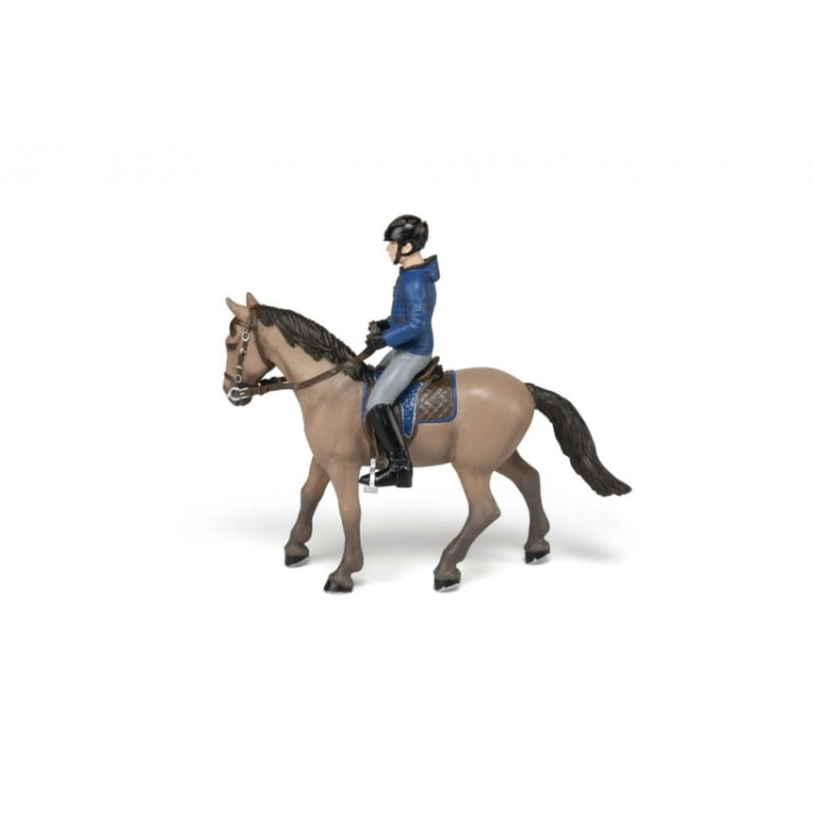 Figurka PAPO Walking Horse & Horseman