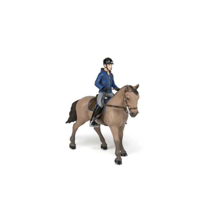 Figurka PAPO Walking Horse & Horseman