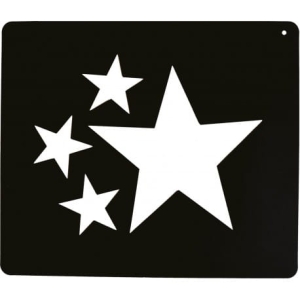 Szablon do golenia Hippo-Tonic "Stars"