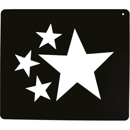 Hippo-Tonic szablon do golenia Stars