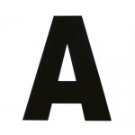 Litery na czworobok Hippo-Tonic "Stickers"