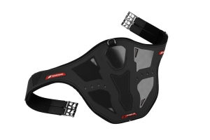 Popręg z fartuchem ZANDONA "Carbon Air Stud" black