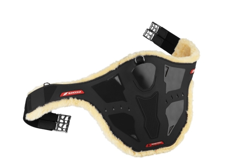 Popręg z fartuchem ZANDONA Carbon Air Stud Sensitive