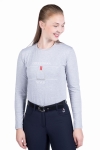 Koszulka HKM "Equine Sports Style"  szary