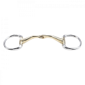 Wędzidło oliwkowe pojedynczo łamane Busse "Kugan Shaped" 14 mm