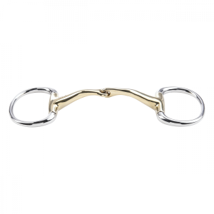 Wędzidło oliwkowe pojedynczo łamane Busse "Kugan Shaped" 16 mm 