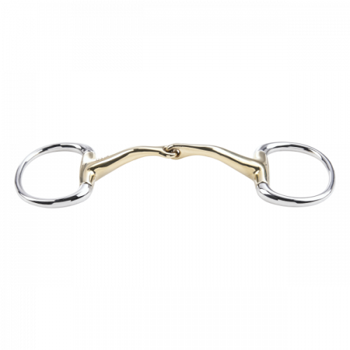 Wędzidło oliwkowe pojedynczo łamane Busse "Kugan Shaped" 16 mm