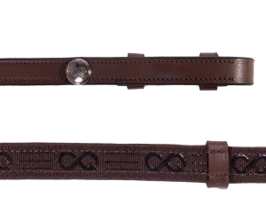 Wodze Presteq "FayRein Extra Grip with stops II" brown