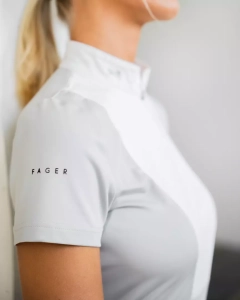 Koszulka konkursowa FAGER "Sanna Short Sleeve" grey