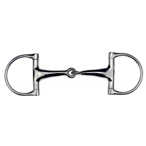 Wędzidło oliwkowe pojedynczo łamane Feeling "Dee" 21 mm