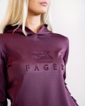 Bluza FAGER "Polly Hoodie" burgundy